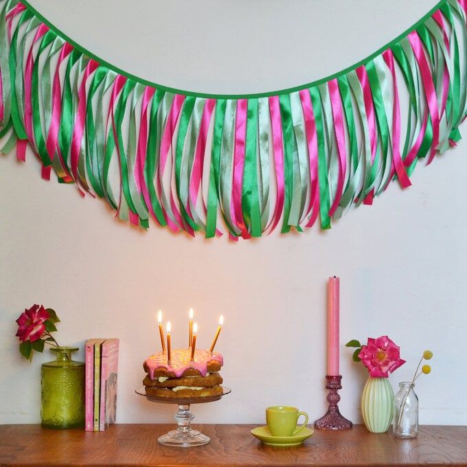 Ribbon Garland Ideas