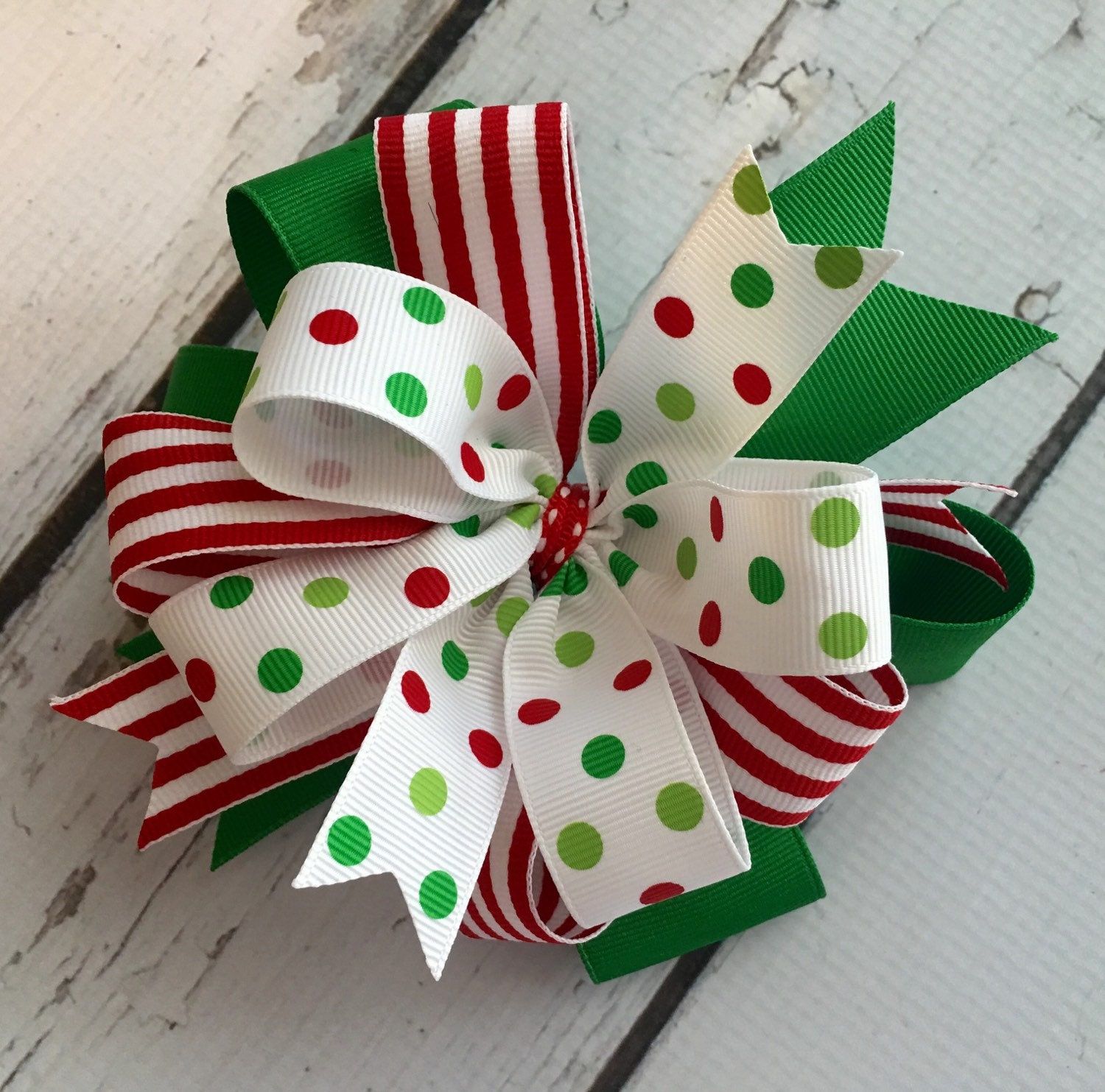 Ribbons and Bows on Christmas Tree Limbs