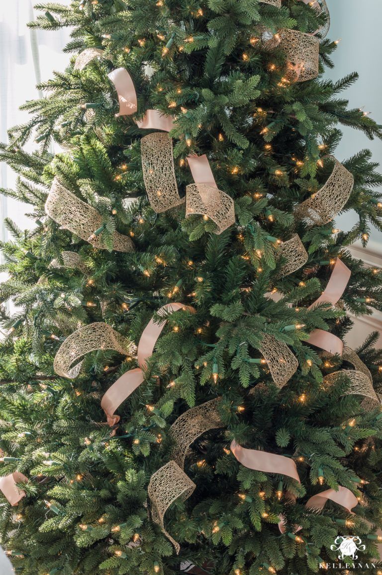 Rustic Christmas Tree Ribbon