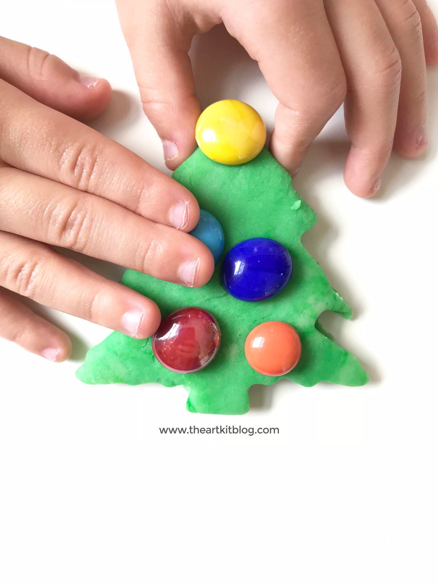 Scented Christmas Tree Playdough