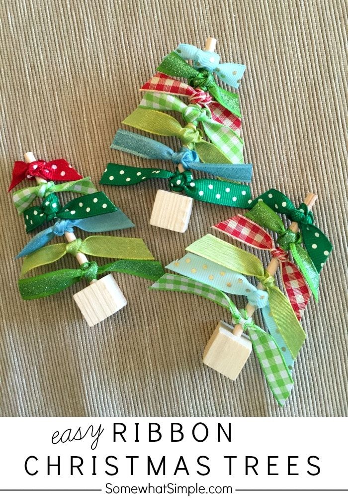 Simple Ribbon Christmas Tree