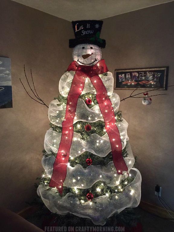 Snowman Christmas Tree Ideas