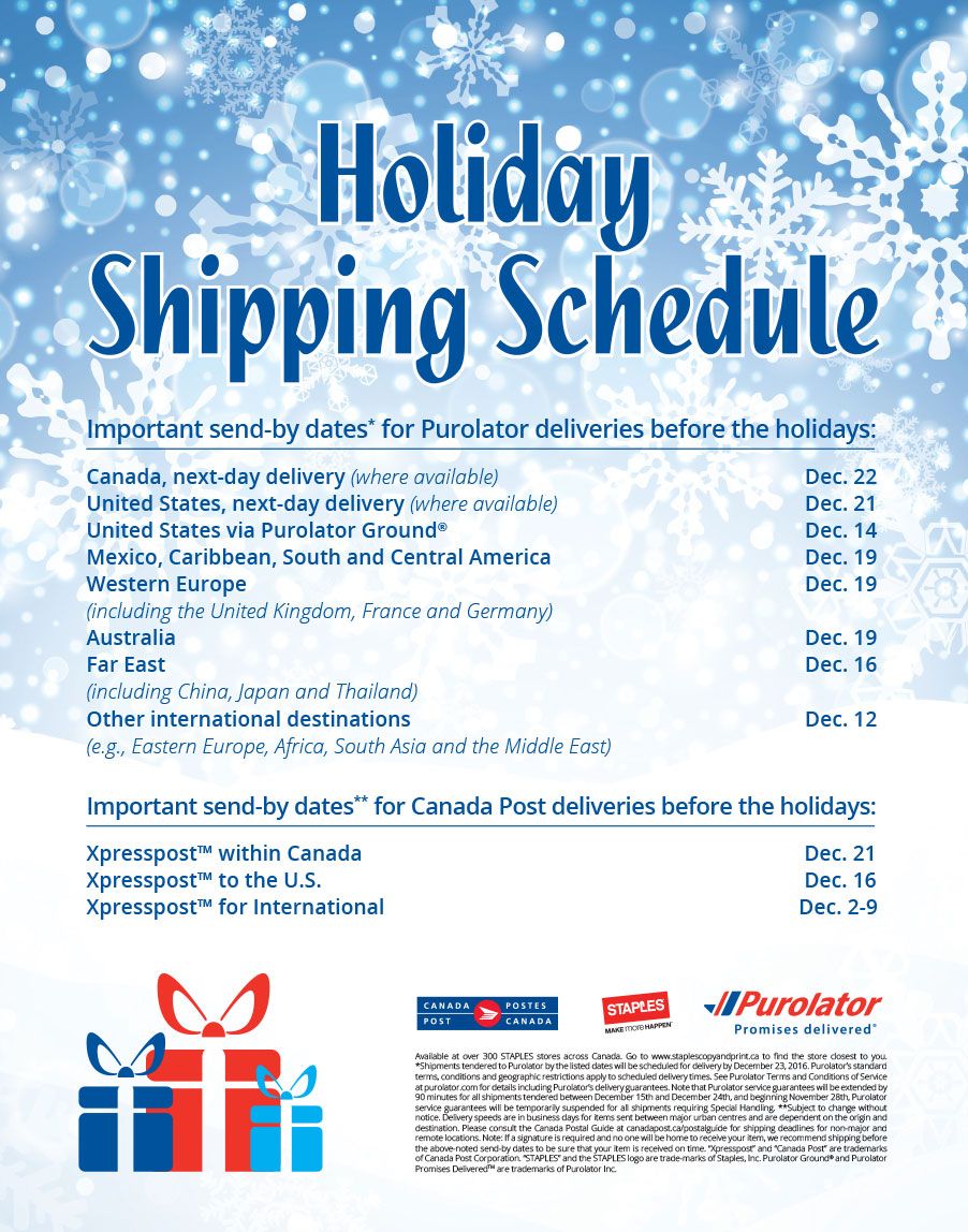 Staples Christmas Holiday Hours Schedule