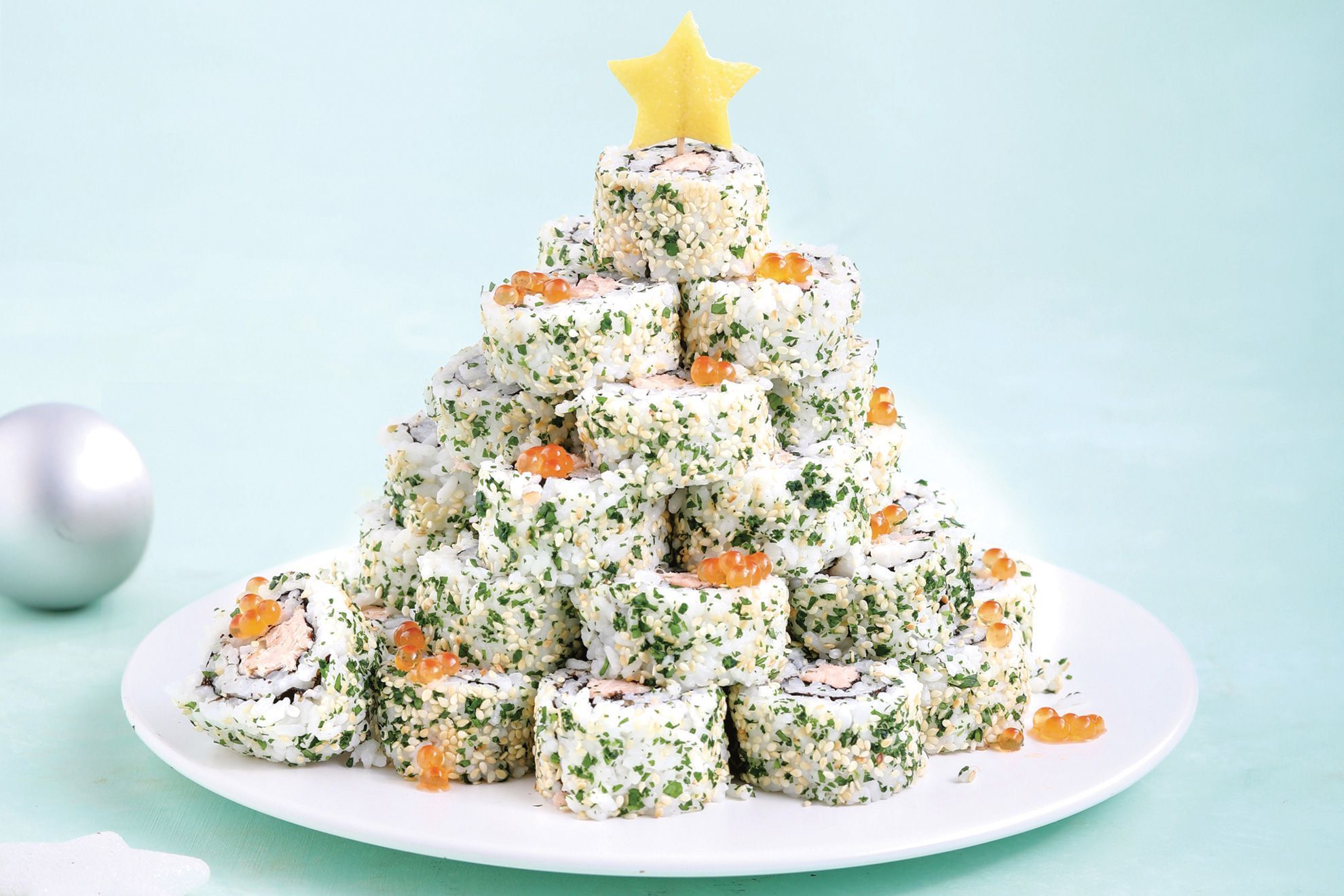 Sushi Christmas Tree