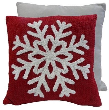 Threshold Snowflake Christmas Pillow