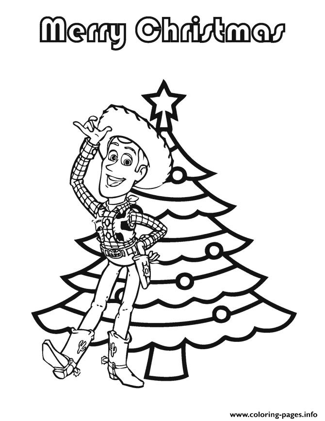 Toy Story Christmas Coloring Pages