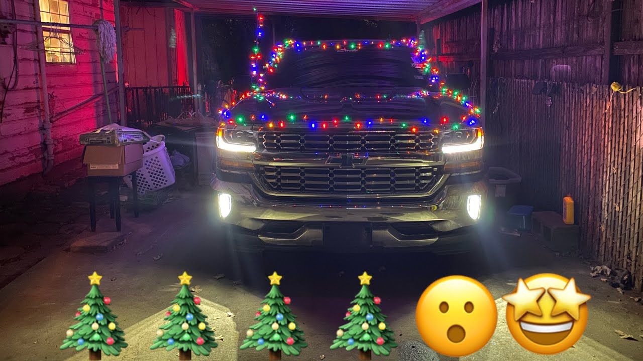 Truck Christmas lights