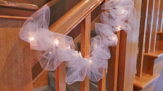 Tulle garland