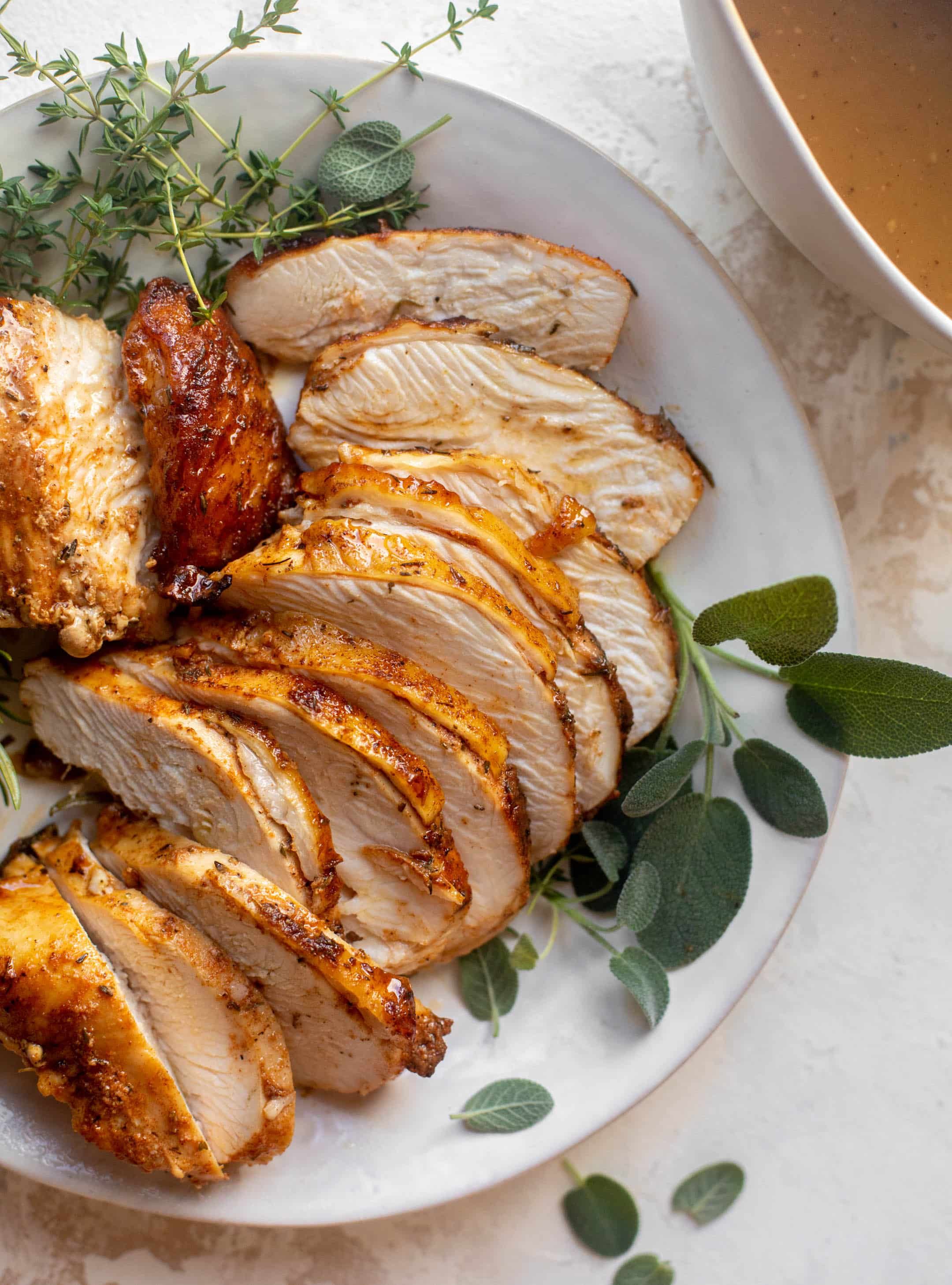 Turkey Breast with Gravy and Mashed Potatoes