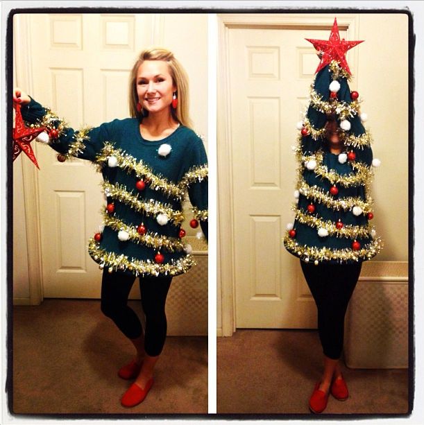 Ugly Christmas tree sweater