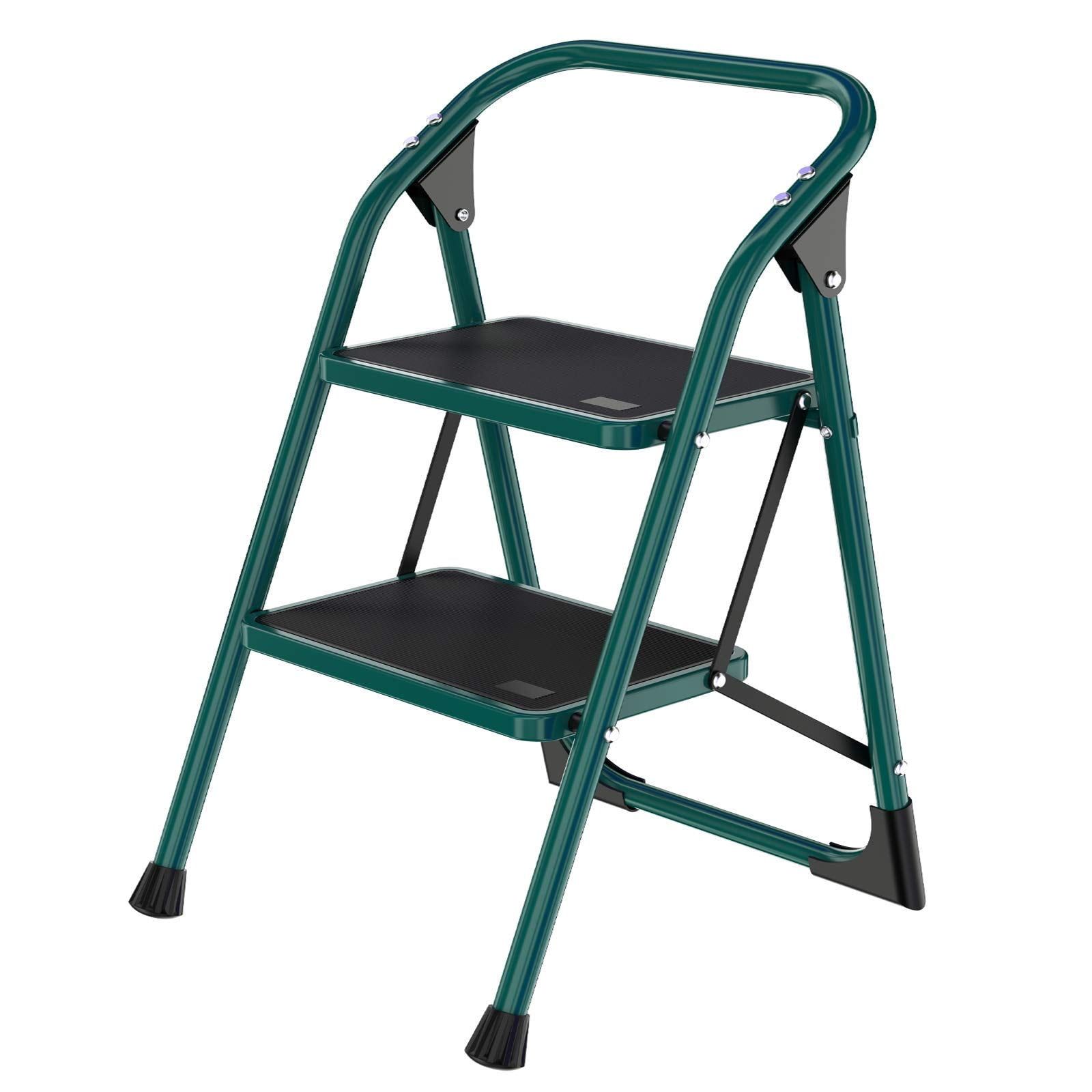 use sturdy chair or ladder