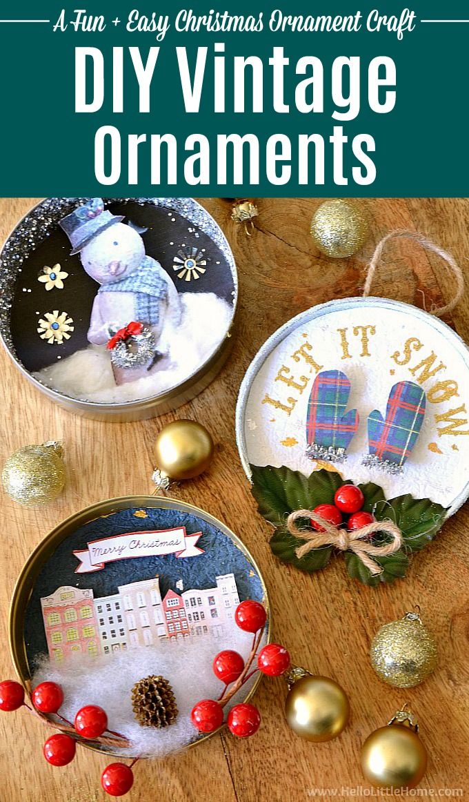 Vintage Christmas Ornaments Ideas