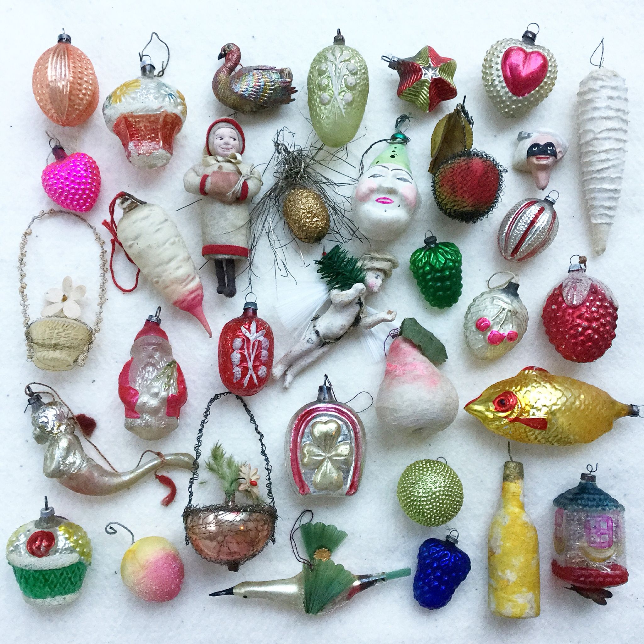 Vintage Christmas Tree Ornaments