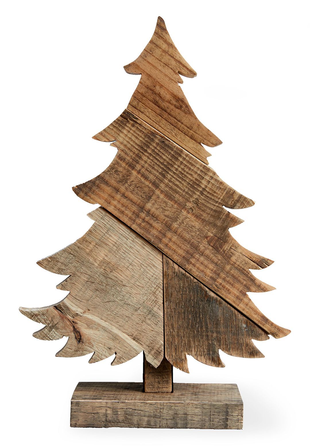 Vintage-Inspired Wooden Christmas Tree Pattern