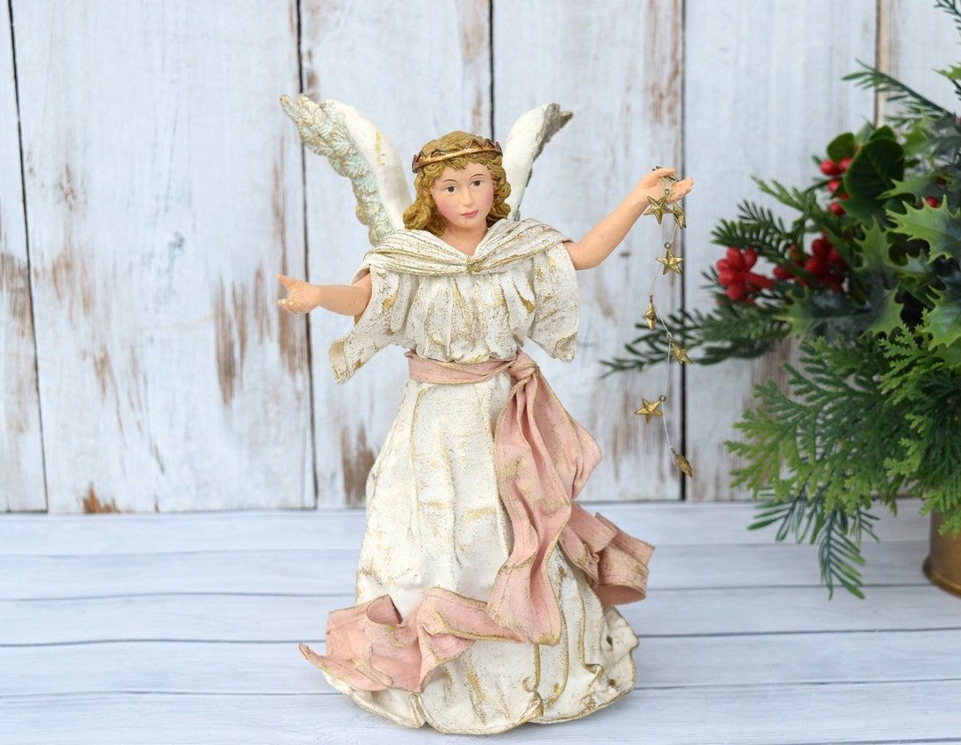 Vintage-Style Angel Tree Topper