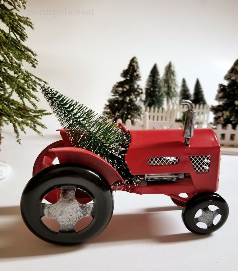 Vintage Tractor Christmas Tree Ideas