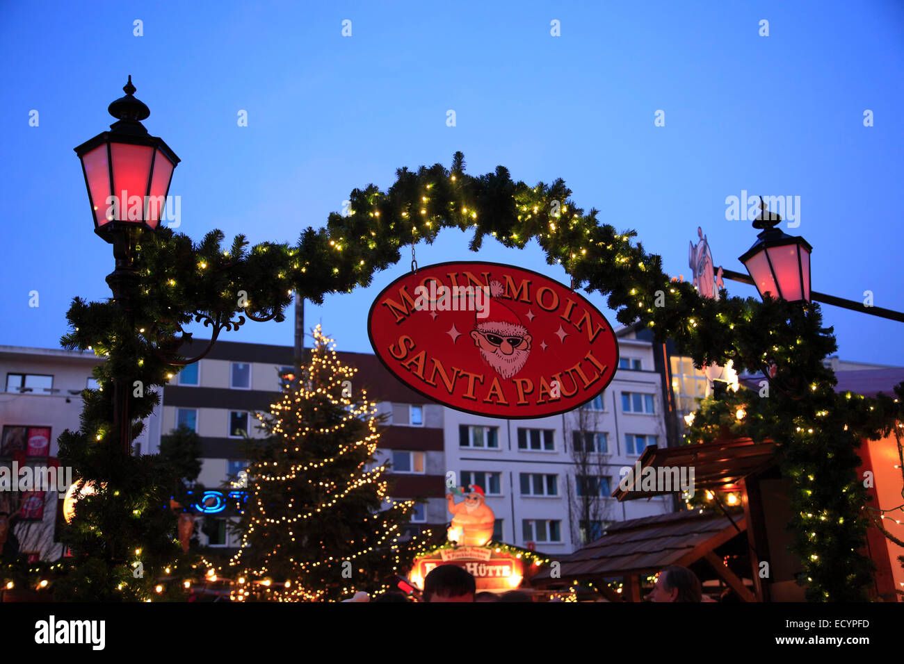 Weihnachtsmarkt at the Reeperbahn