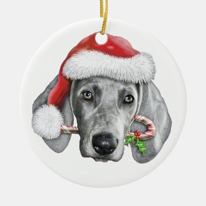 Weimaraner Breed-Shaped Ornament