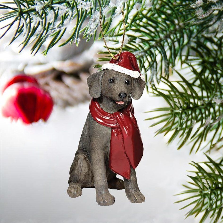 Weimaraner Christmas Ornament Ideas