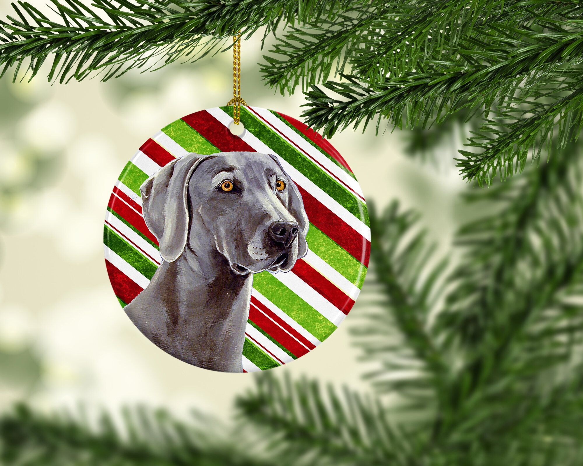 Weimaraner Figurine Ornament