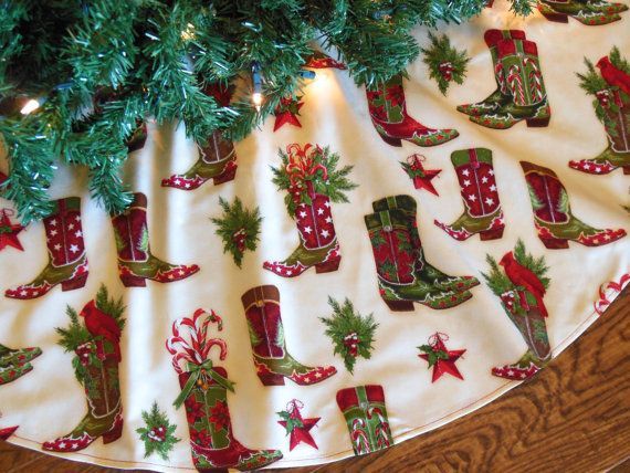 Western Christmas Tree Skirt Patterns