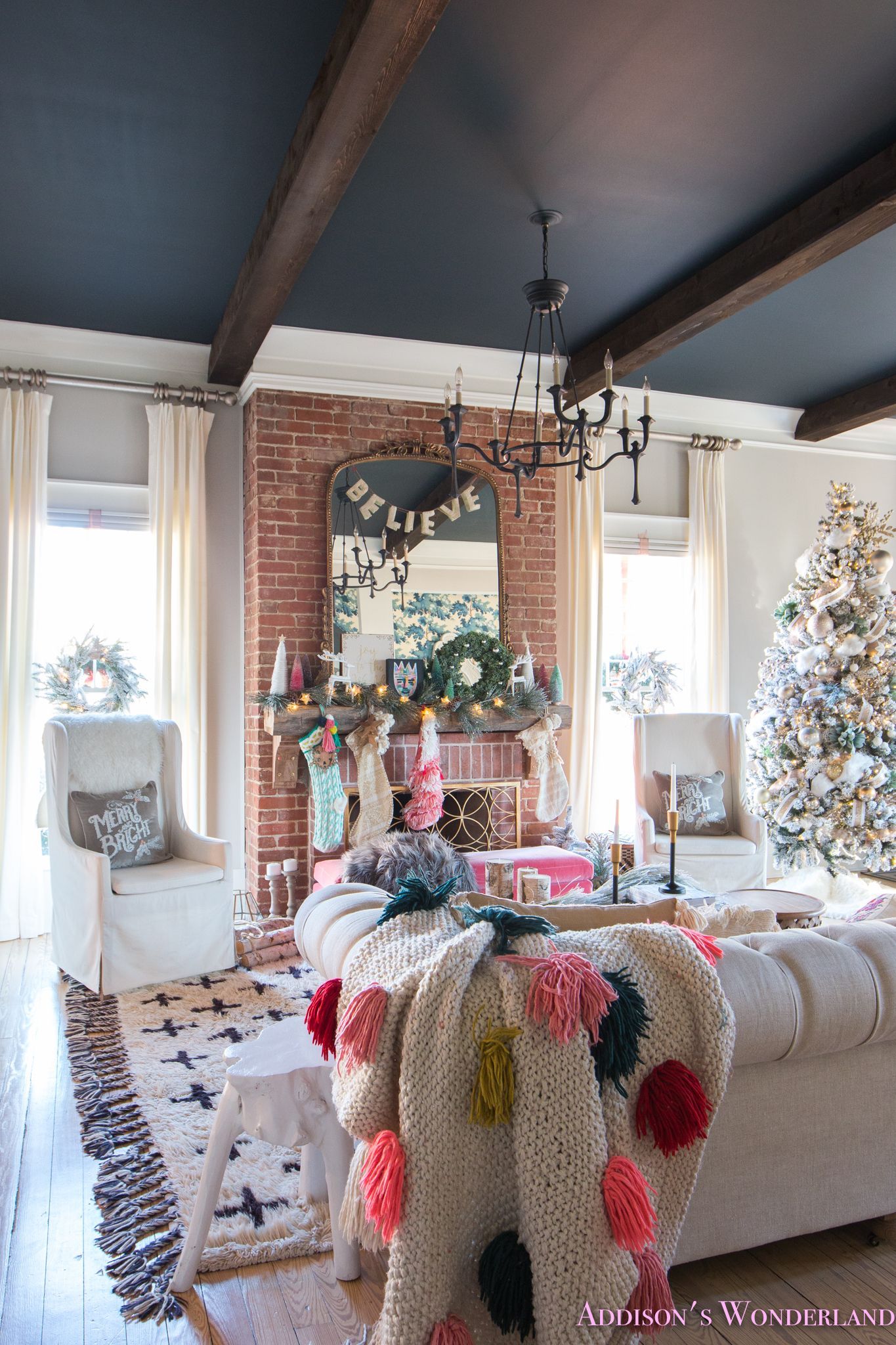 Whimsical Christmas Room