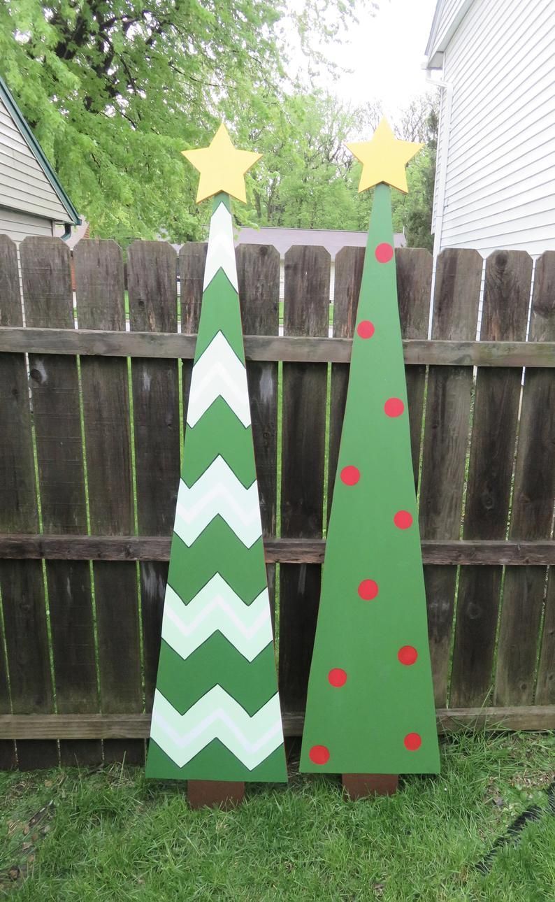 Whimsical Wooden Christmas Tree Ideas