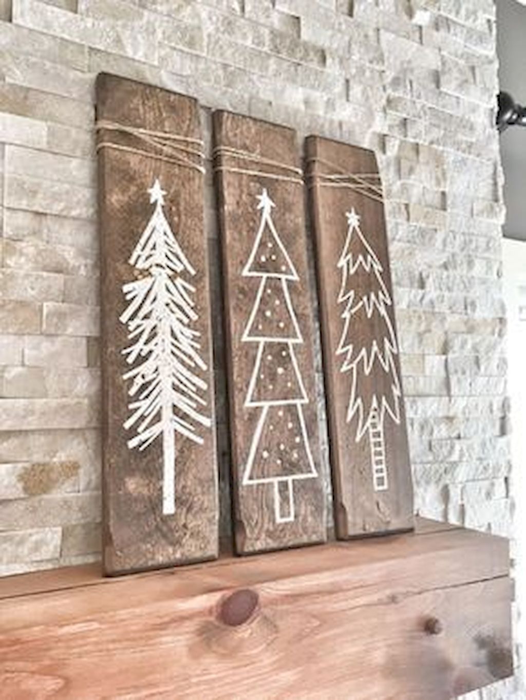 Wood Christmas Tree Decoration Ideas