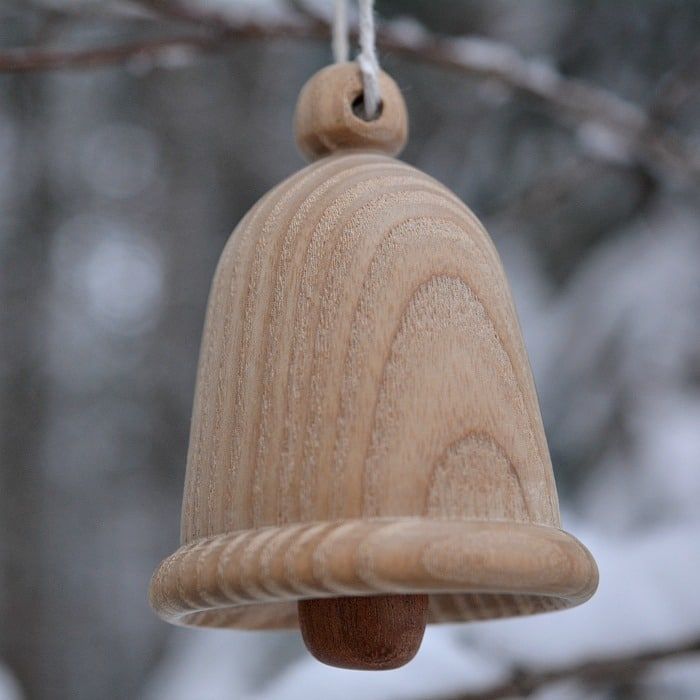 Wooden Bell Ornaments