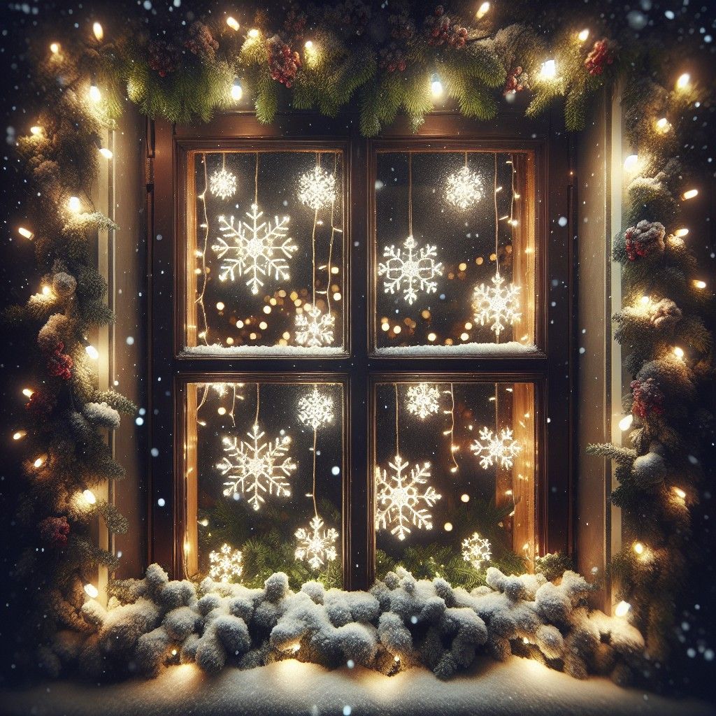 Holiday Window Lights Ideas