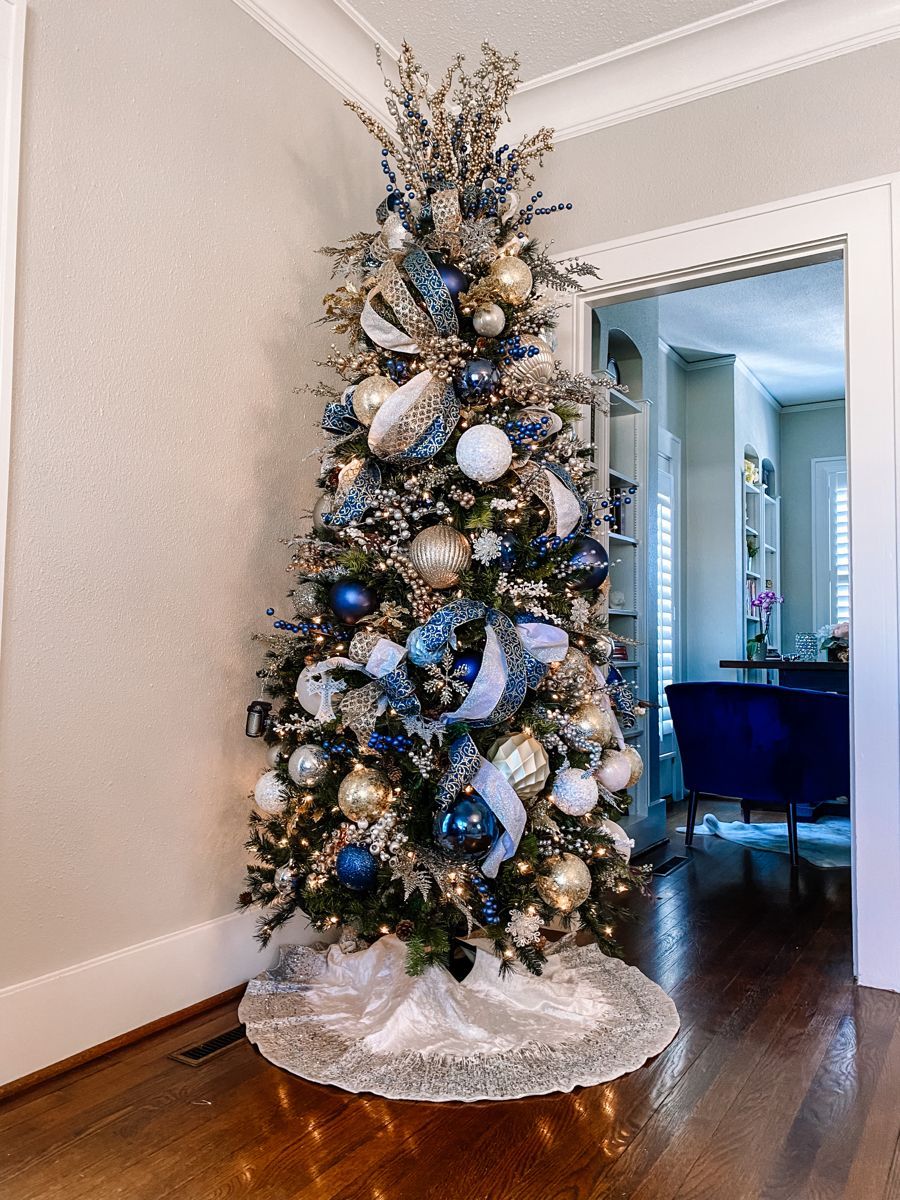 Blue Christmas Tree Ideas