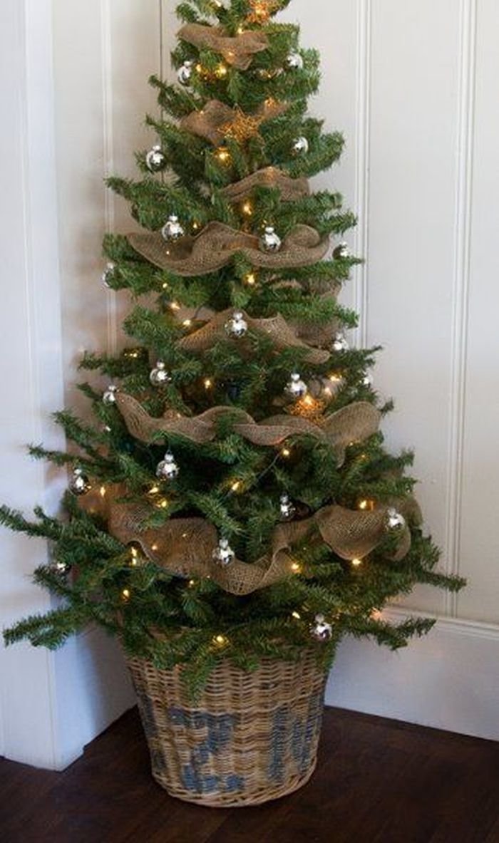 Burlap Christmas Tree Ideas