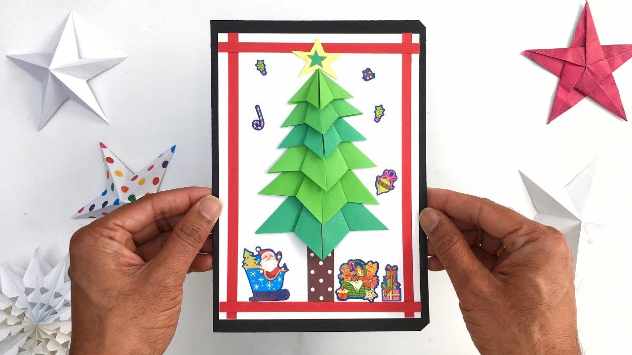 Christmas Tree Card Display Ideas