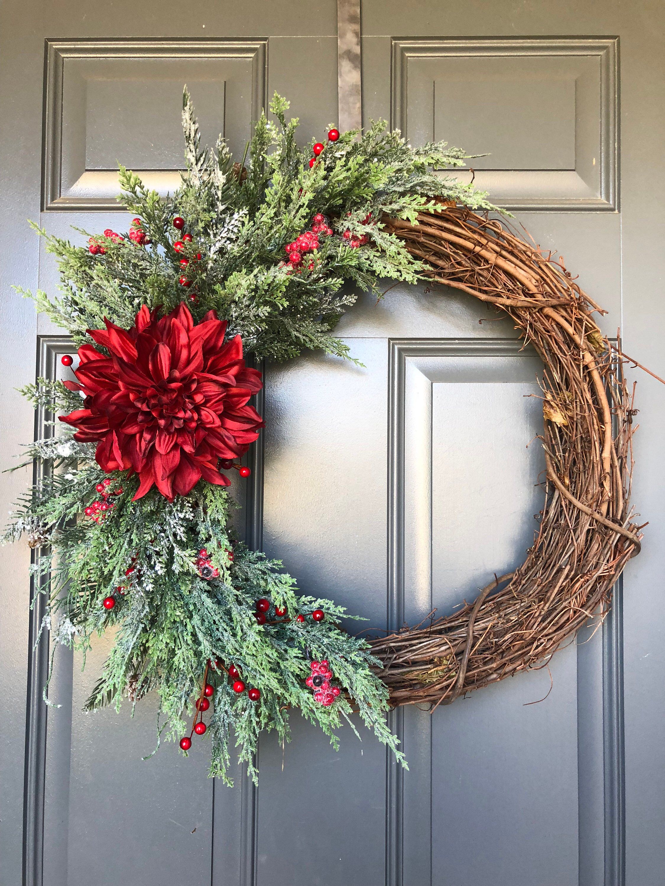 Christmas Wreath Ideas for Front Door