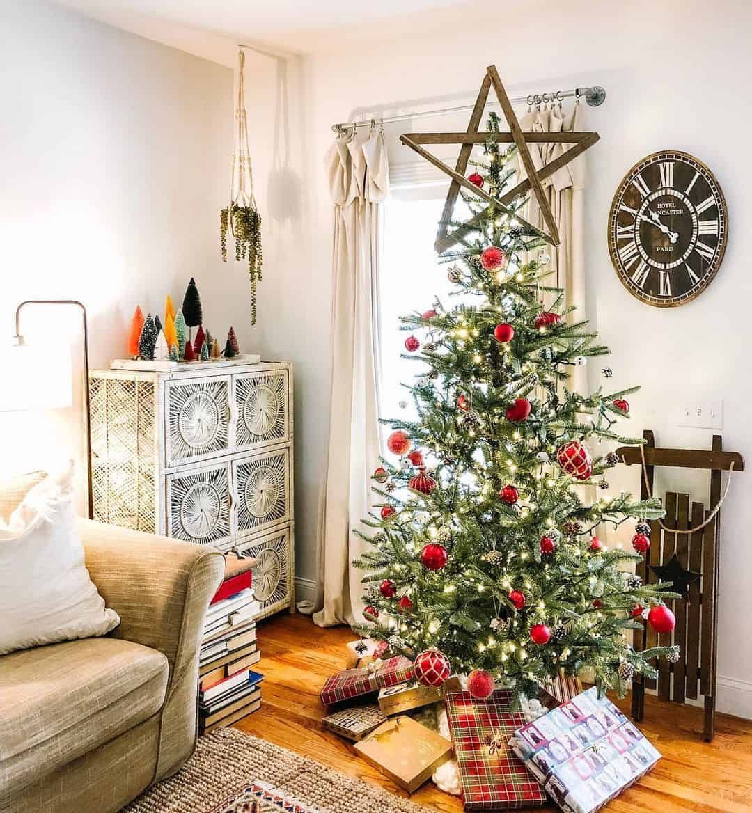 Red Christmas Tree Decorations