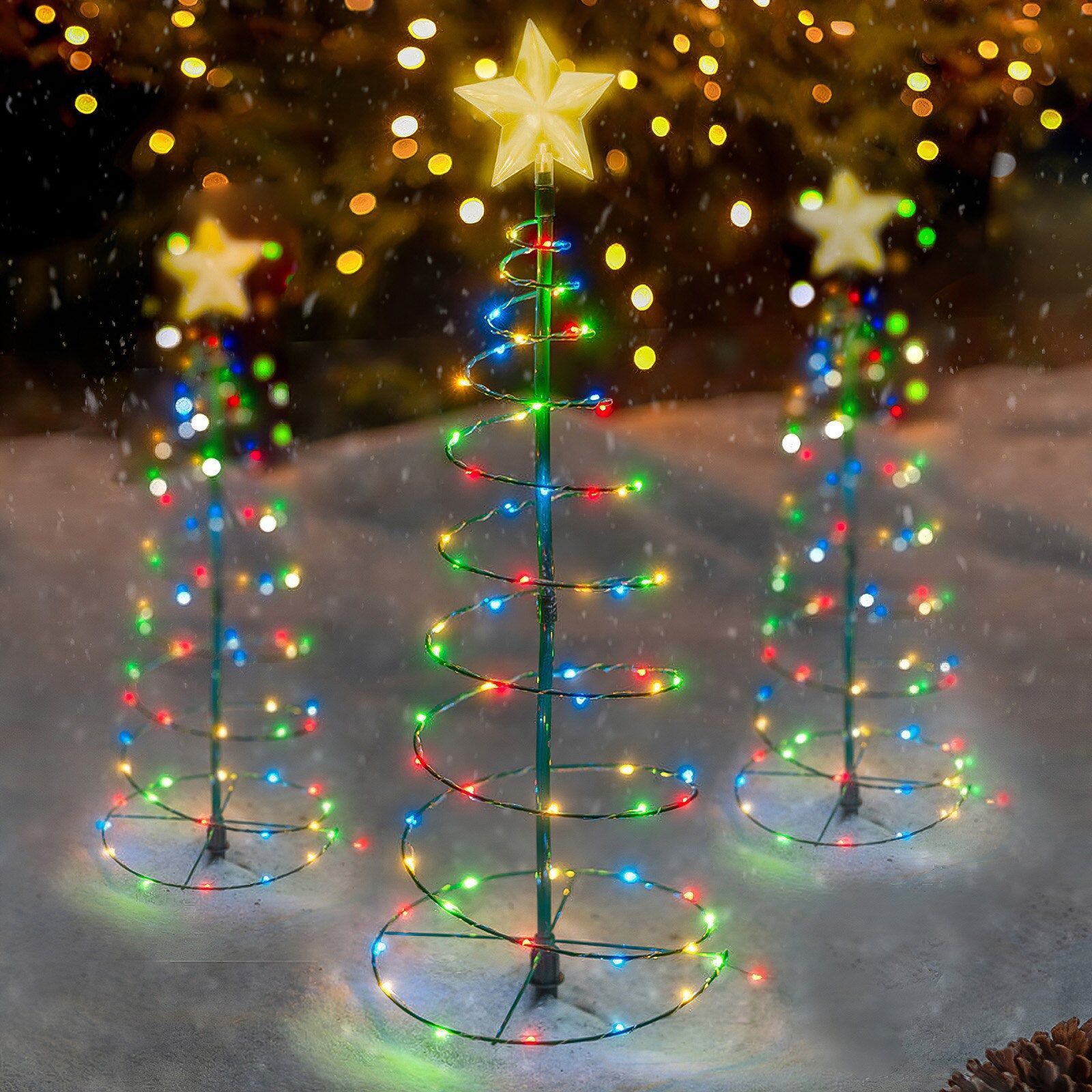 Solar Christmas Lights Ideas