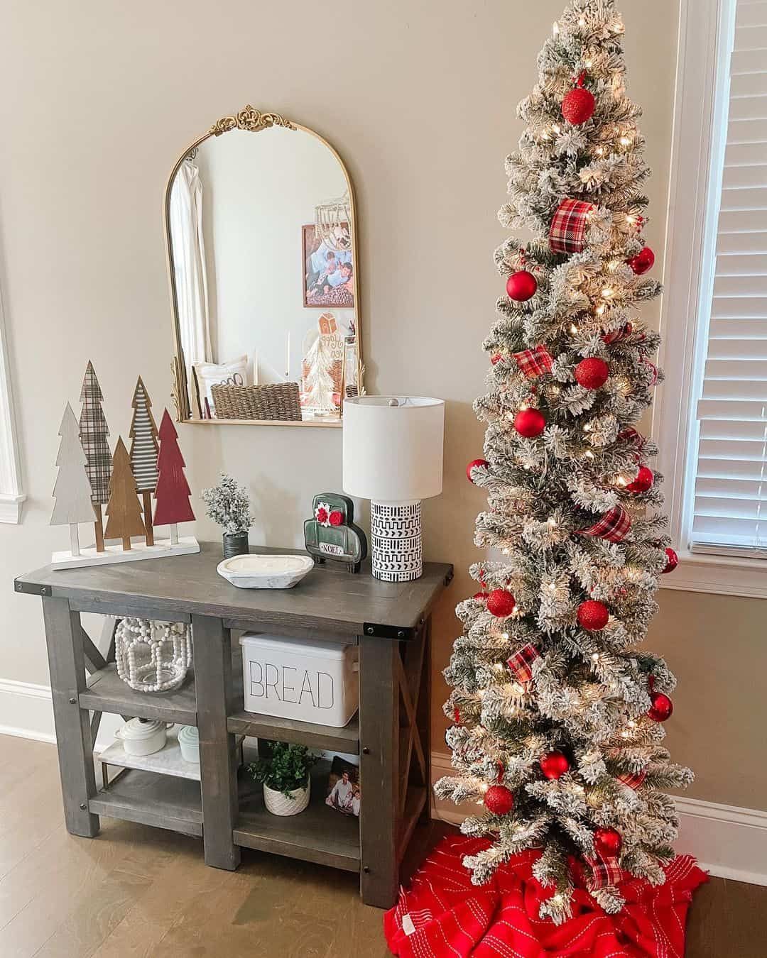 🎅 Slim Pencil Christmas Tree Decorating Ideas Images