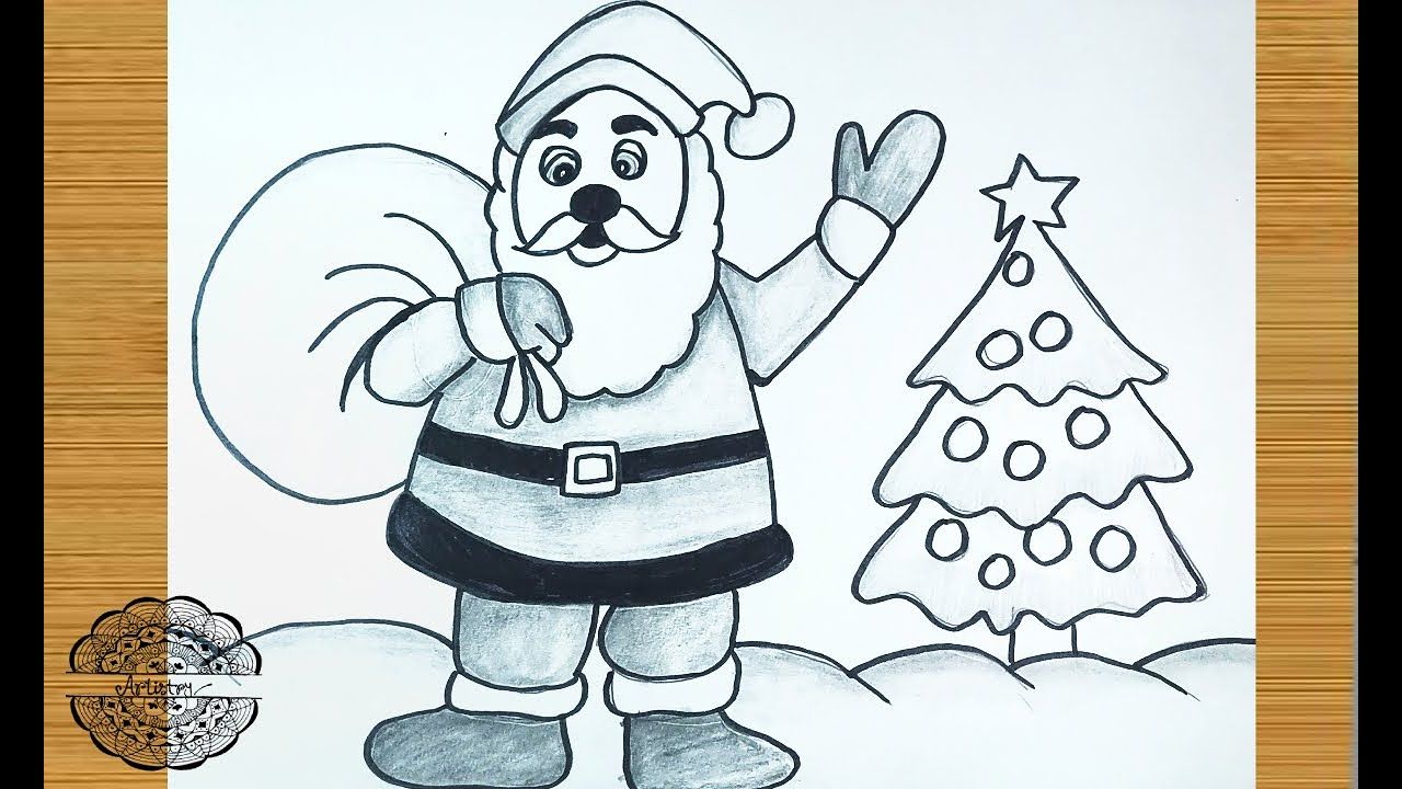 Christmas Pencil Drawing Ideas