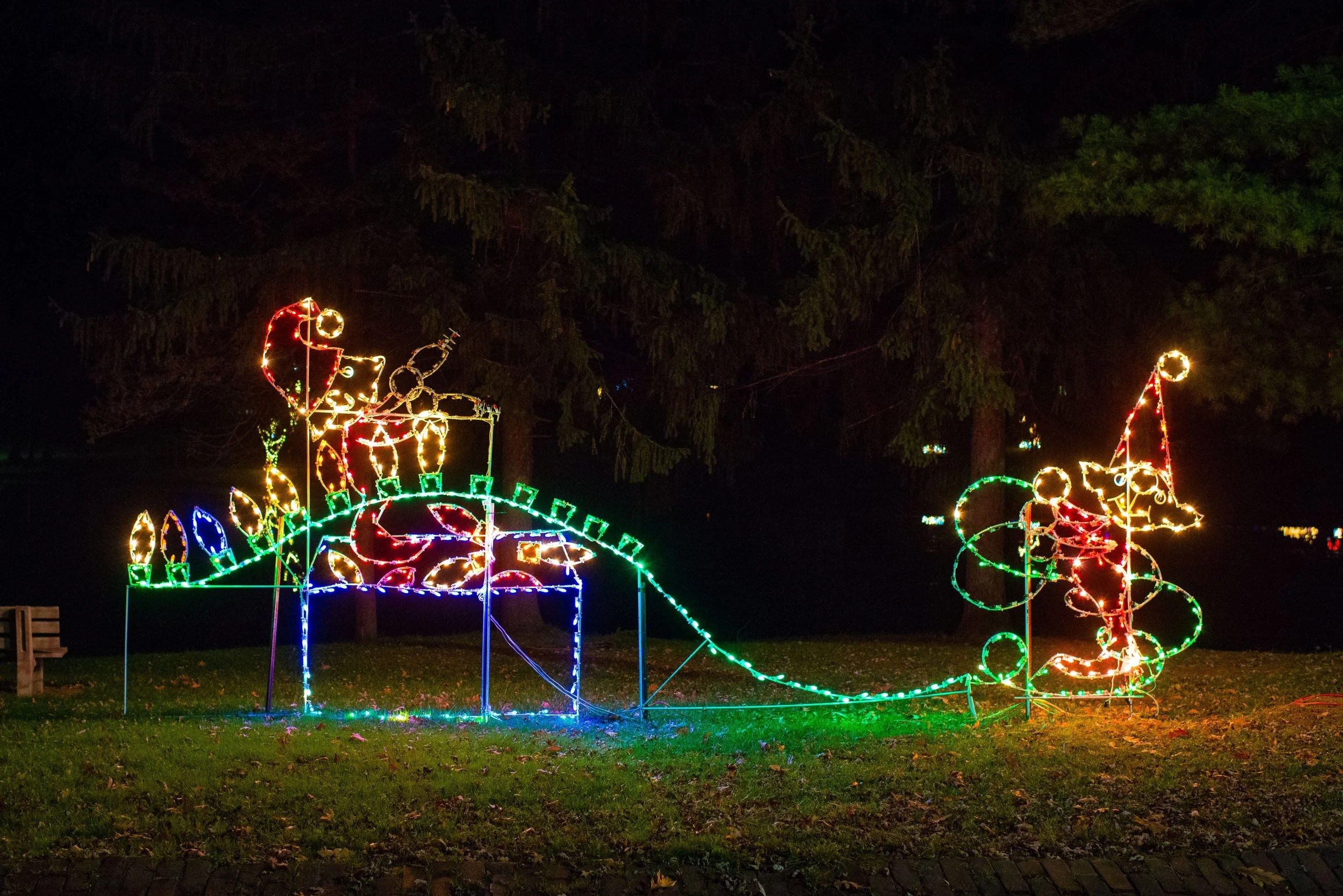 Columbiana Christmas Lights Display