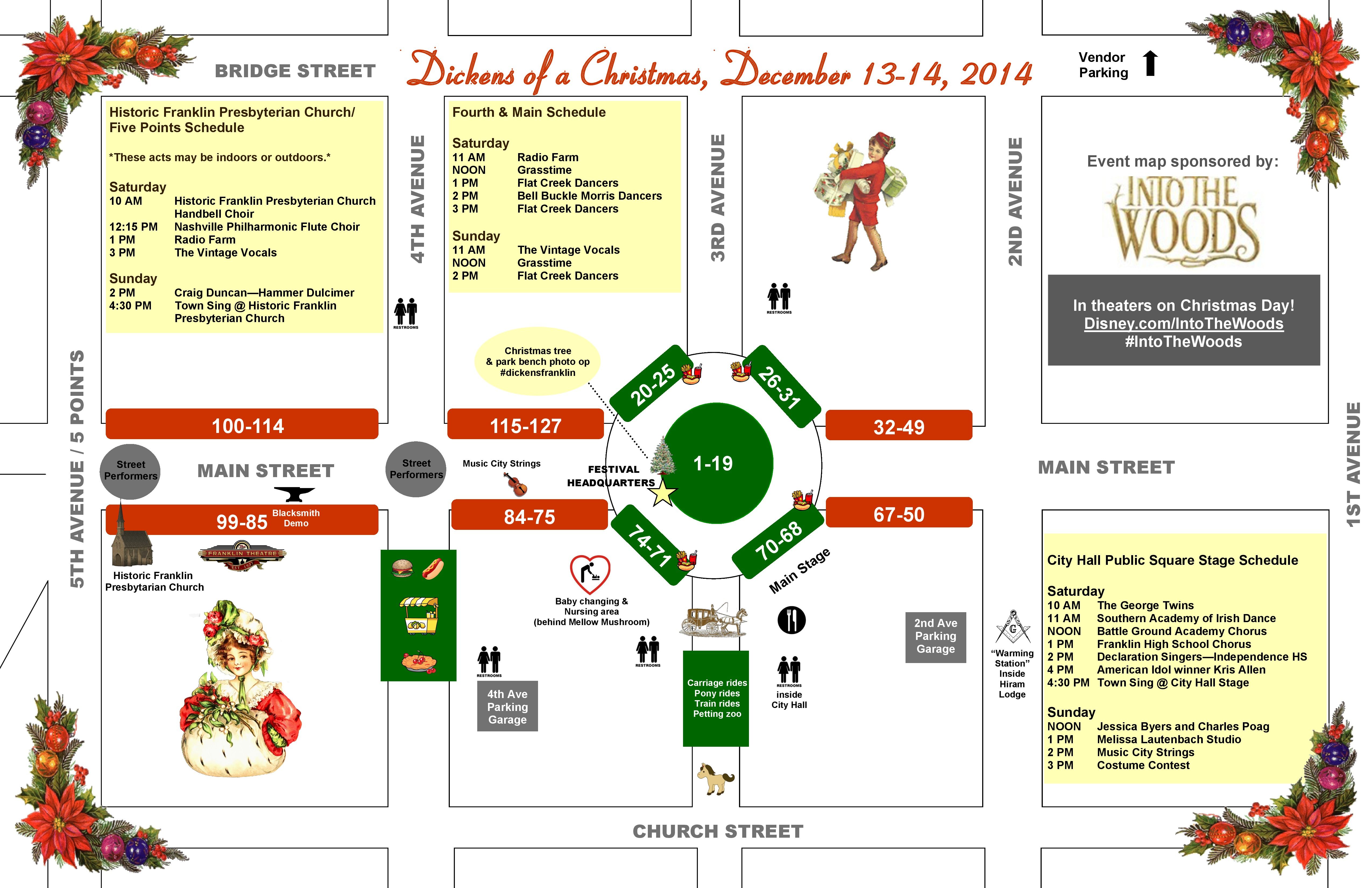 Franklin Dickens Christmas Market Activities