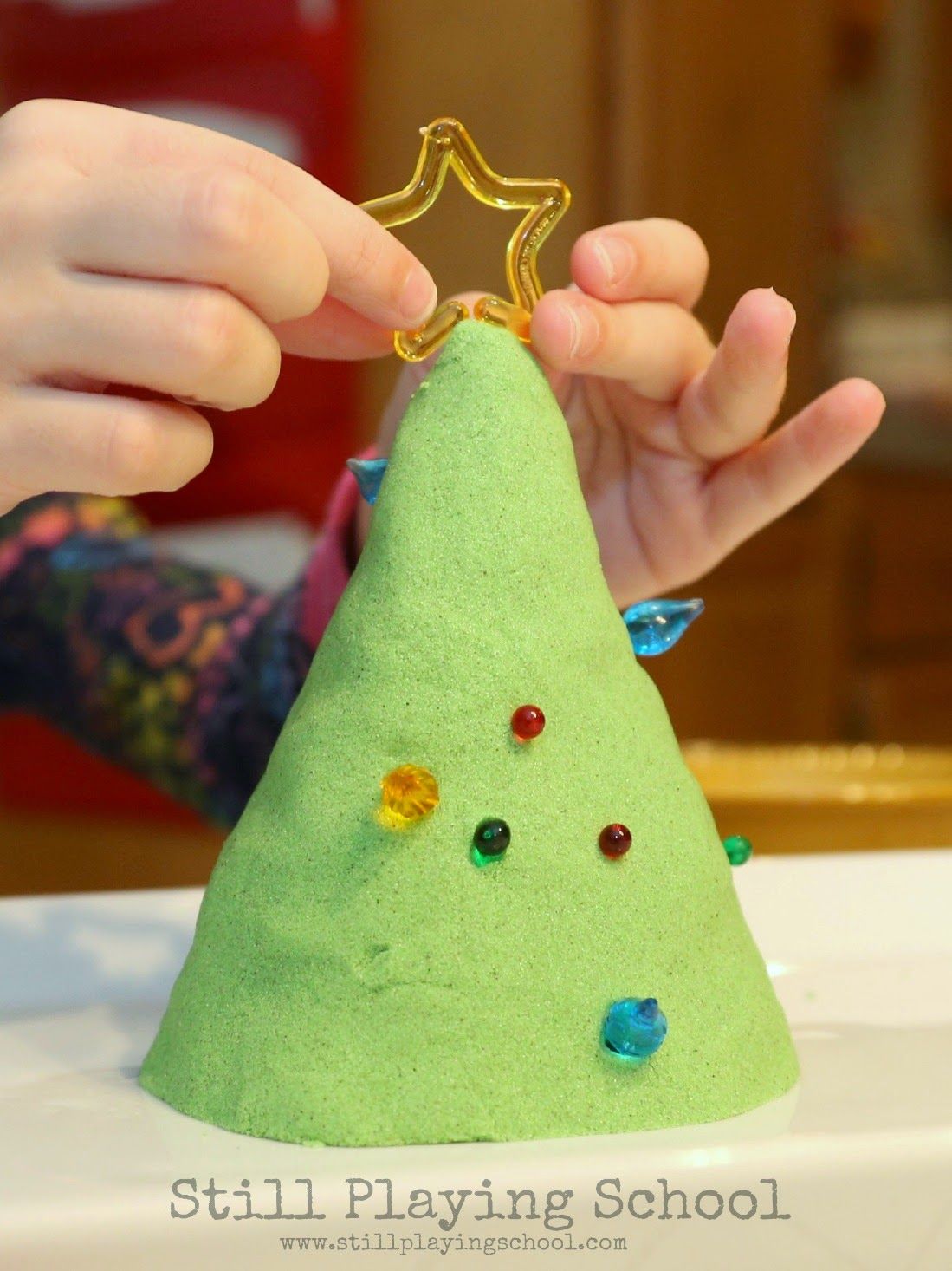 Kinetic Sand Christmas Decorations