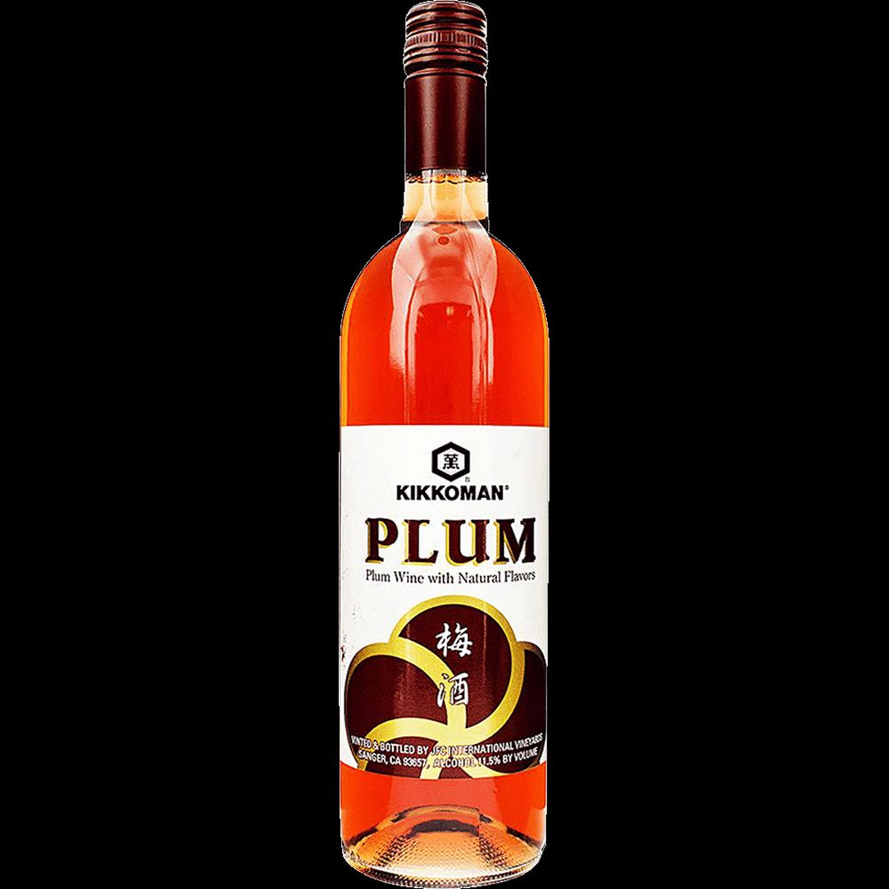 plum wine bottle