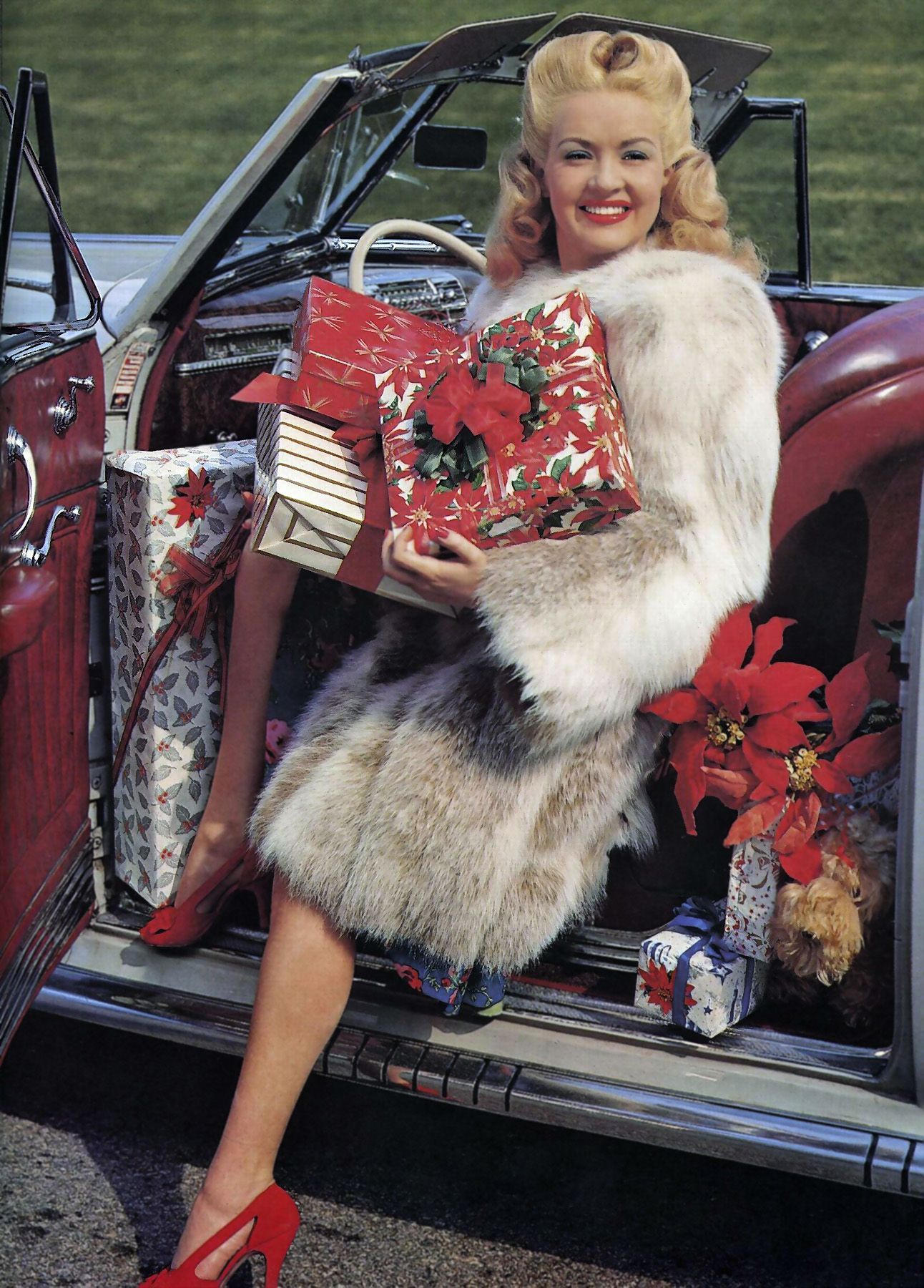 Vintage Christmas glamour