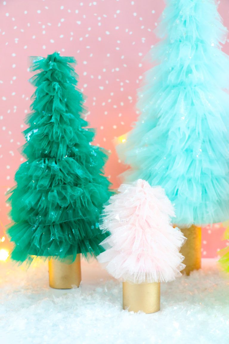 Tulle Christmas tree inspiration