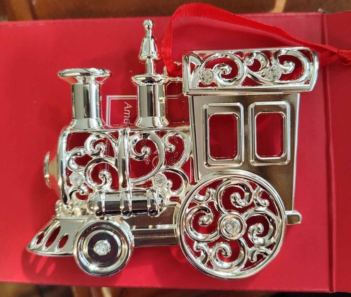 Christmas Tree Train Ornaments